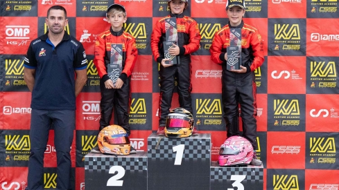 Matteo Rodríguez en el podio final 