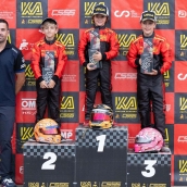 Matteo Rodríguez en el podio final 