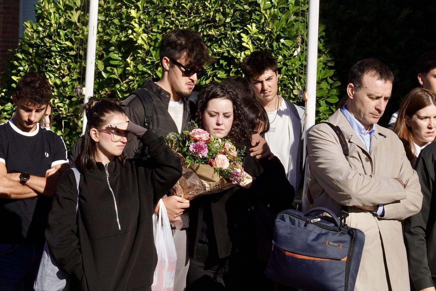 Minuto de silencio por la estudiante de la ULE fallecida en Nápoles | Campillo / ICAL Minuto de silencio por la estudiante de la ULE fallecida en Nápoles | Campillo / ICAL