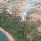 Incendio en Congosto durante este lunes 22 de septiembre