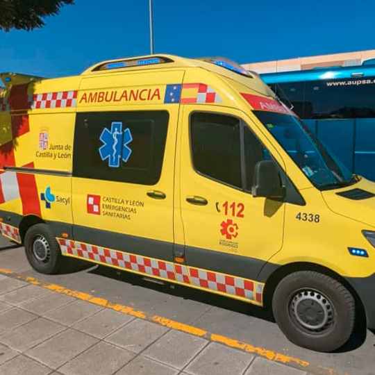 Ambulancia en una imagen de archivo. 