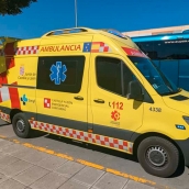 Ambulancia en una imagen de archivo. Ambulancia en una imagen de archivo.