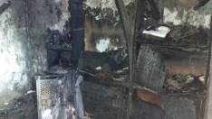 Incendio edificio abandonado