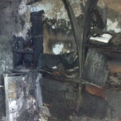 Incendio edificio abandonado