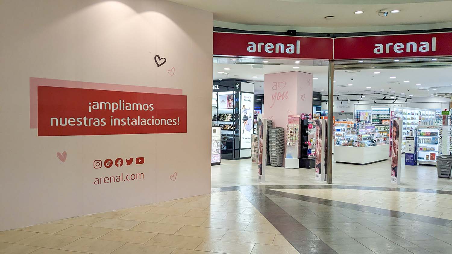 Ampliación de Arenal en el CC El Rosal