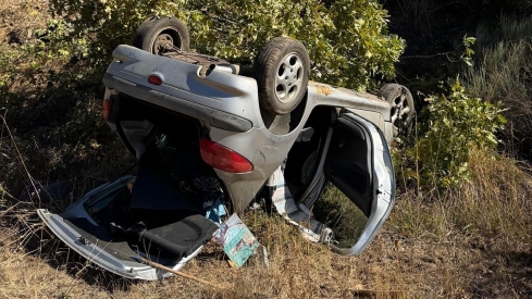 Accidente en la N6 en Brazuelo