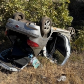 Accidente en la N6 en Brazuelo