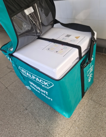 Contenedores transporte órganos 