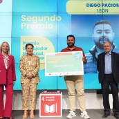 El ponferradino Diego Pacios, segundo premio de Embajadores Nacionales del año de la Red Somos FP