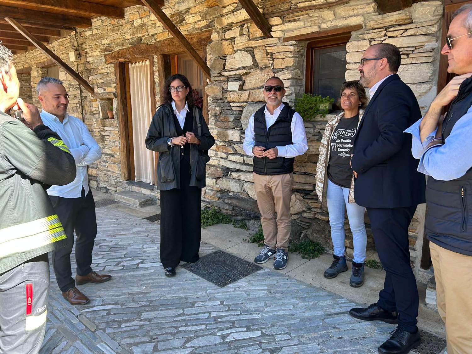 Visita institucional a Peñalba de Santiago.
