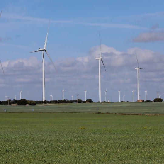 Brágimo ICAL. Parque eólico en Palencia.