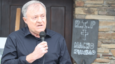 ICAL . La Asociación de Vecinos El Nogalón celebra un acto de homenaje al bombero forestal Nacho Rumbao, fallecido en acto de servicio en Espinoso de Compludo (13)