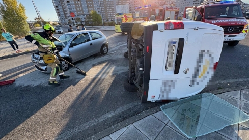 Accidente en La Rosaleda
