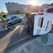 Accidente en La Rosaleda