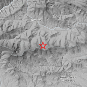 Terremoto registrado en el municipio de Truchas (La Cabrera) por el geoportal del Instituto Geográfico Nacional