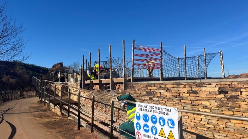Comienzan las obras del Mirador de Orellán Comienzan las obras del Mirador de Orellán