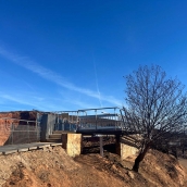 Comienzan las obras del Mirador de Orellán (8) Una mirada a los 'brotes verdes' de Las Médulas: El mirador de Orellán reabrió pero "queda un largo trecho" para recuperar las cifras