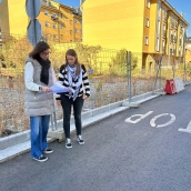 Segunda fase de las obras de la calle Badajoz de Ponferrada
