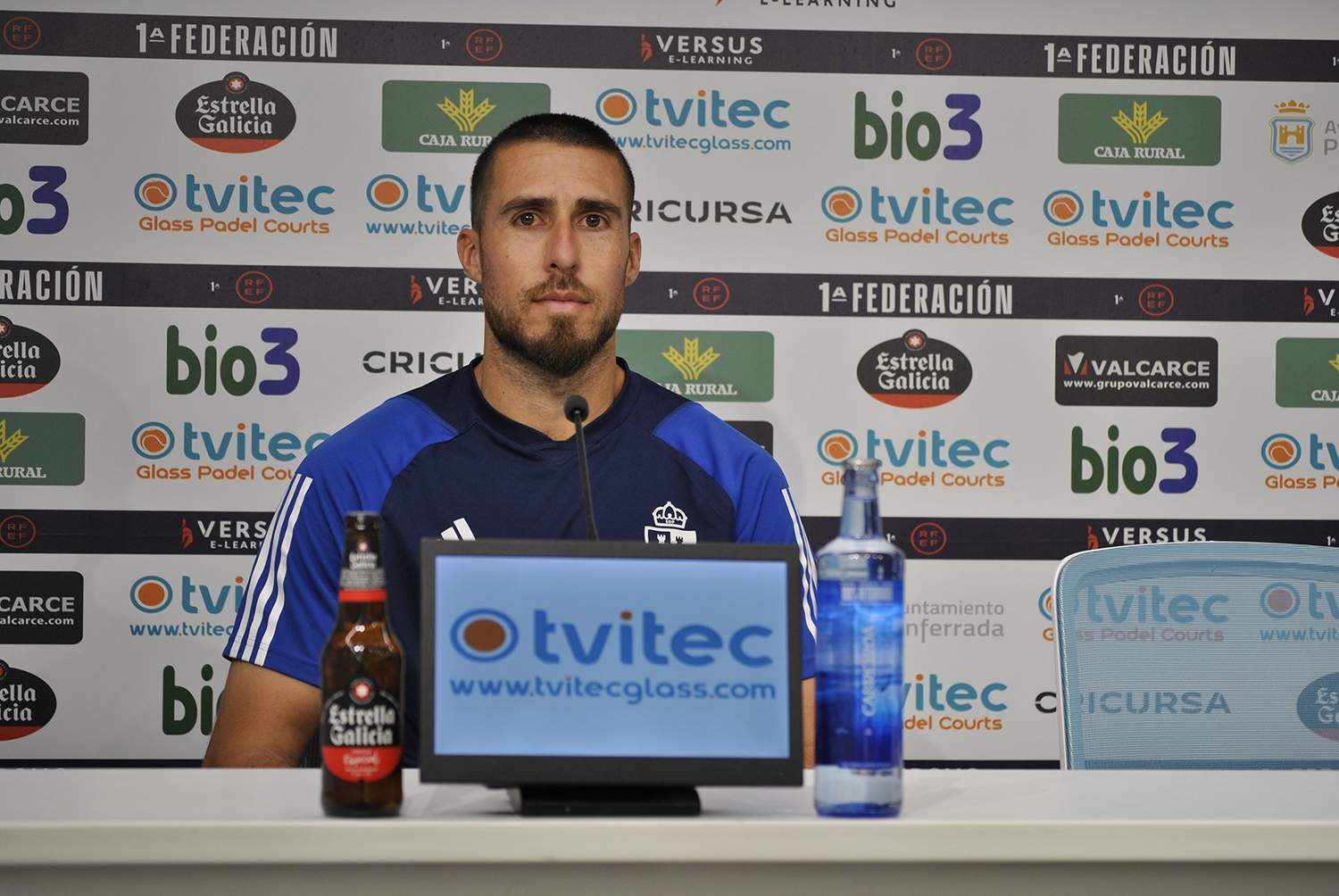 David Andújar, jugador de la Deportiva Ponferradina