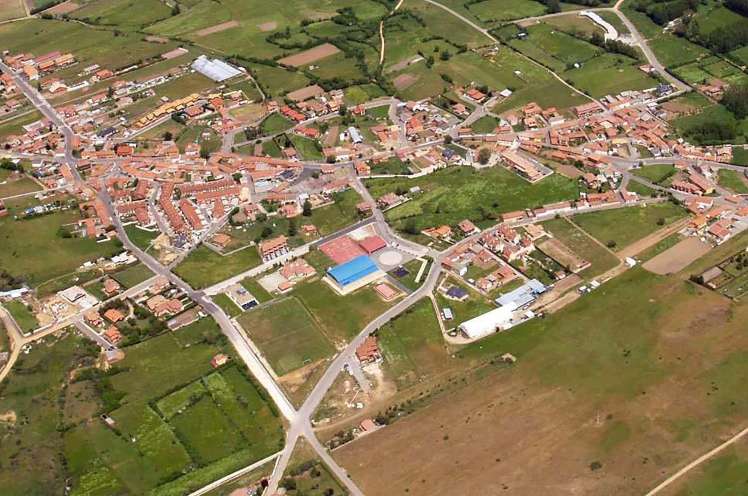 Foto aérea de Sariegos Foto aérea de Sariegos