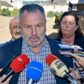 El presidente del PSOE en la provincia de León y alcalde de Camponaraya, Eduardo Morán