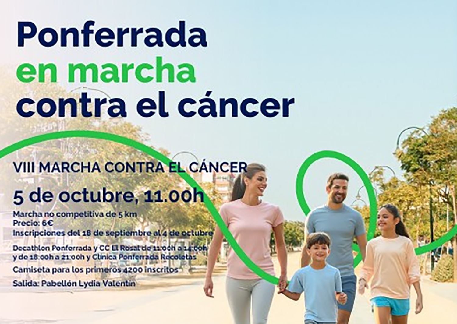 Presentación Marcha contra el cáncer de Ponferrada 2025