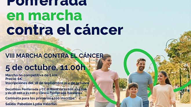 Presentación Marcha contra el cáncer de Ponferrada 2025