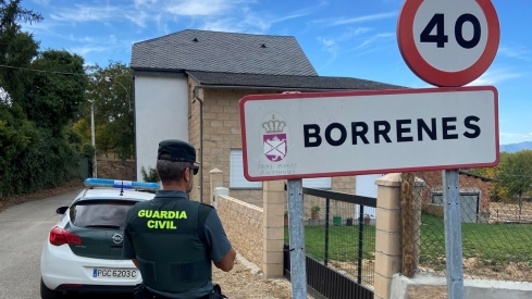 guardia civil en borrenes