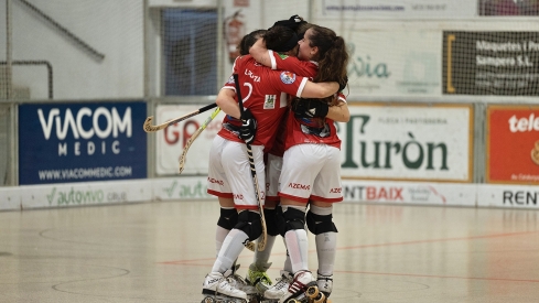 El Bembibre Hockey Club plantó cara al Palau, pero sin premio