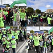 La Marcha contra el Cáncer inunda las calles de Ponferrada de 'verde esperanza'