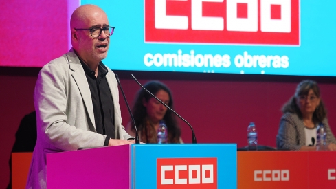 R. Valtero ICAL. CCOO Castilla y León inaugura su 13º Congreso. El secretario general del sindicato, Unai Sordo