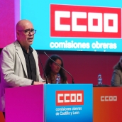R. Valtero ICAL. CCOO Castilla y León inaugura su 13º Congreso. El secretario general del sindicato, Unai Sordo