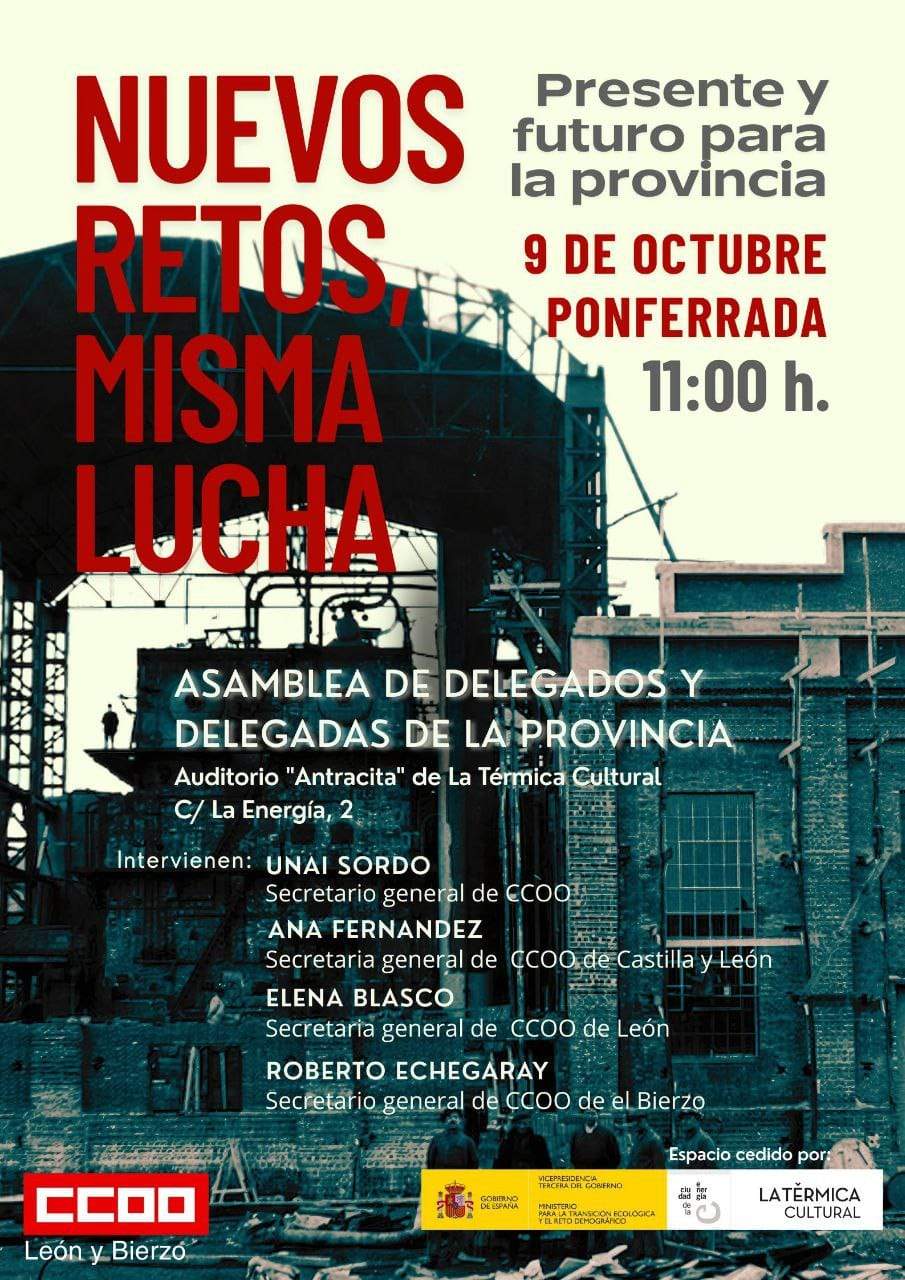 Asamblea provincial de Delegados de CCOO 2025