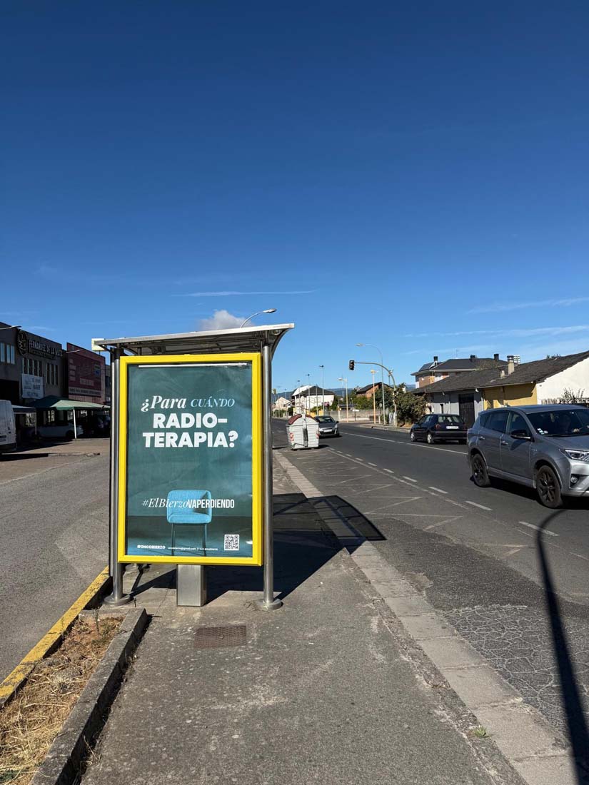 Marquesinas de Oncobierzo en las paradas de Ponferrada (1)