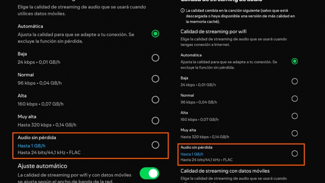 Guía para habilitar audio sin pérdida en Spotify y mejorar la calidad de sonido 2