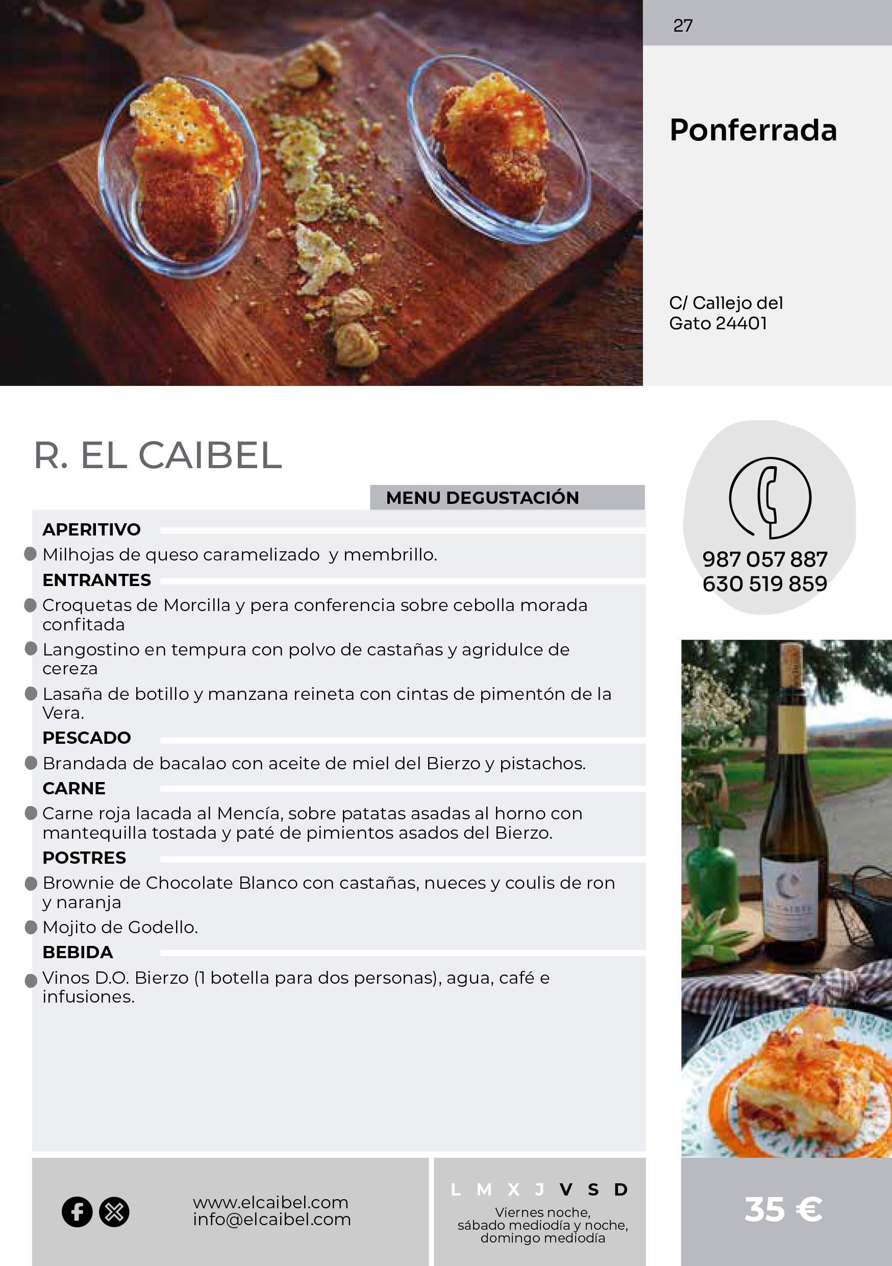 folleto jornadas gastro bierzo 25 27