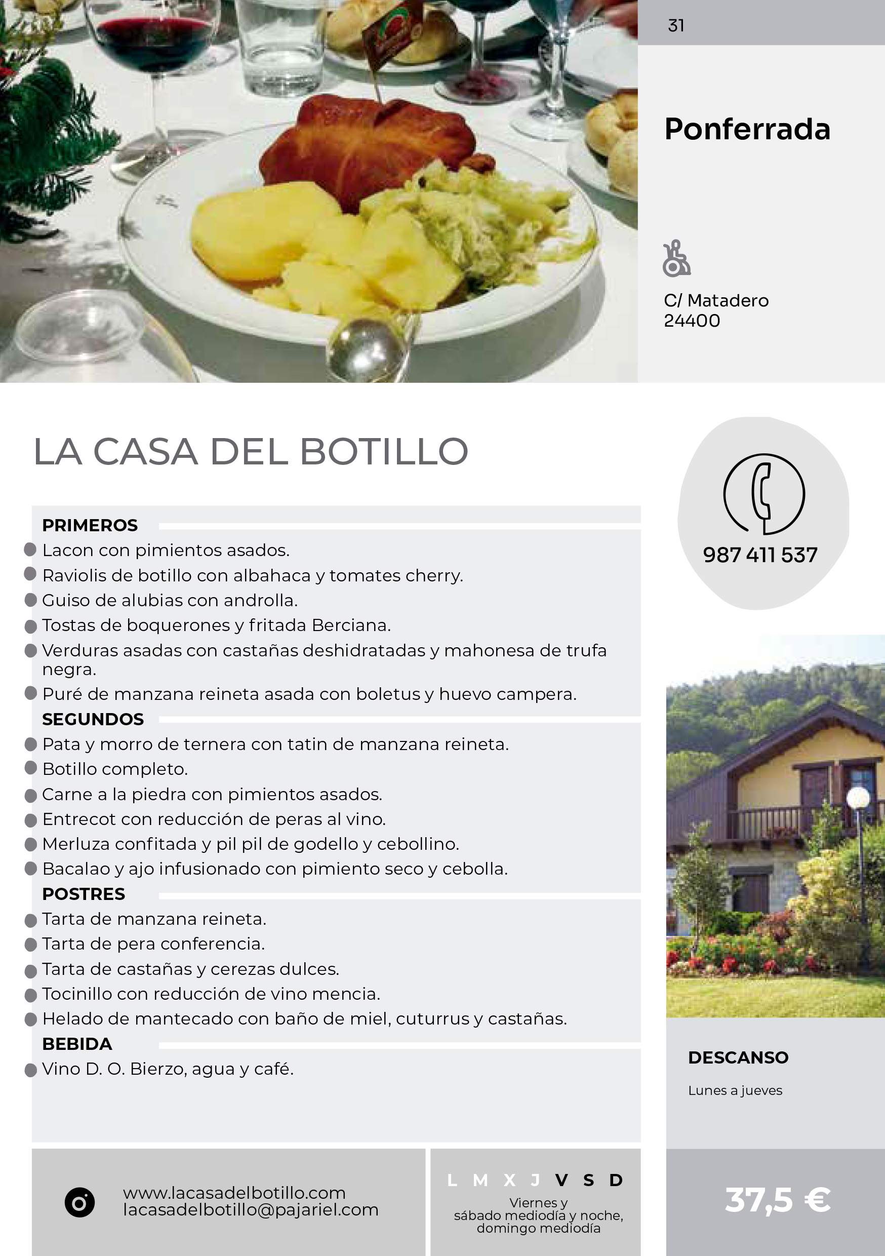 folleto jornadas gastro bierzo 25 31