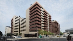 Recreación del edificio El Mirador de La Rosaleda. Foto McRosaleda Inmo 