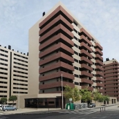 Recreación del edificio El Mirador de La Rosaleda. Foto McRosaleda Inmo 