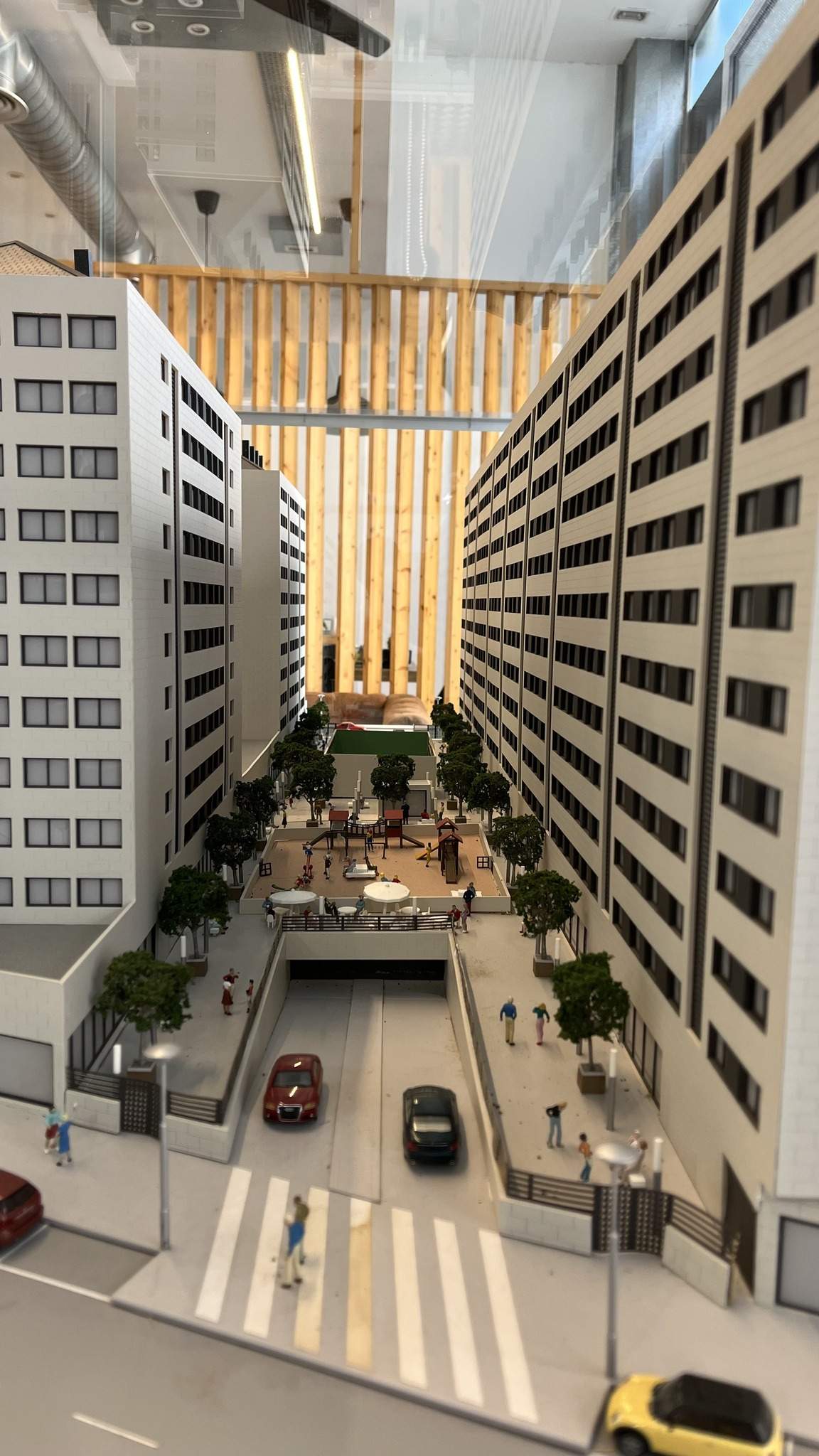 Maqueta del edificio El Mirador de La Rosaleda. Foto Panizo&González Servicios Inmobiliarios (2)