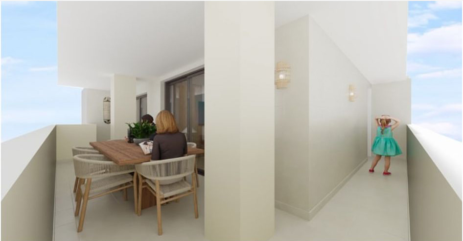 Recreación del edificio El Mirador de La Rosaleda. Foto McRosaleda Inmo (9)