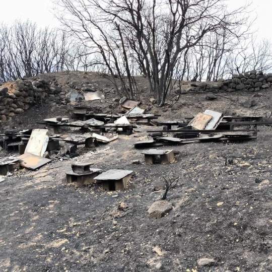Colmenas calcinadas en Las Médulas Colmenas calcinadas en Las Médulas