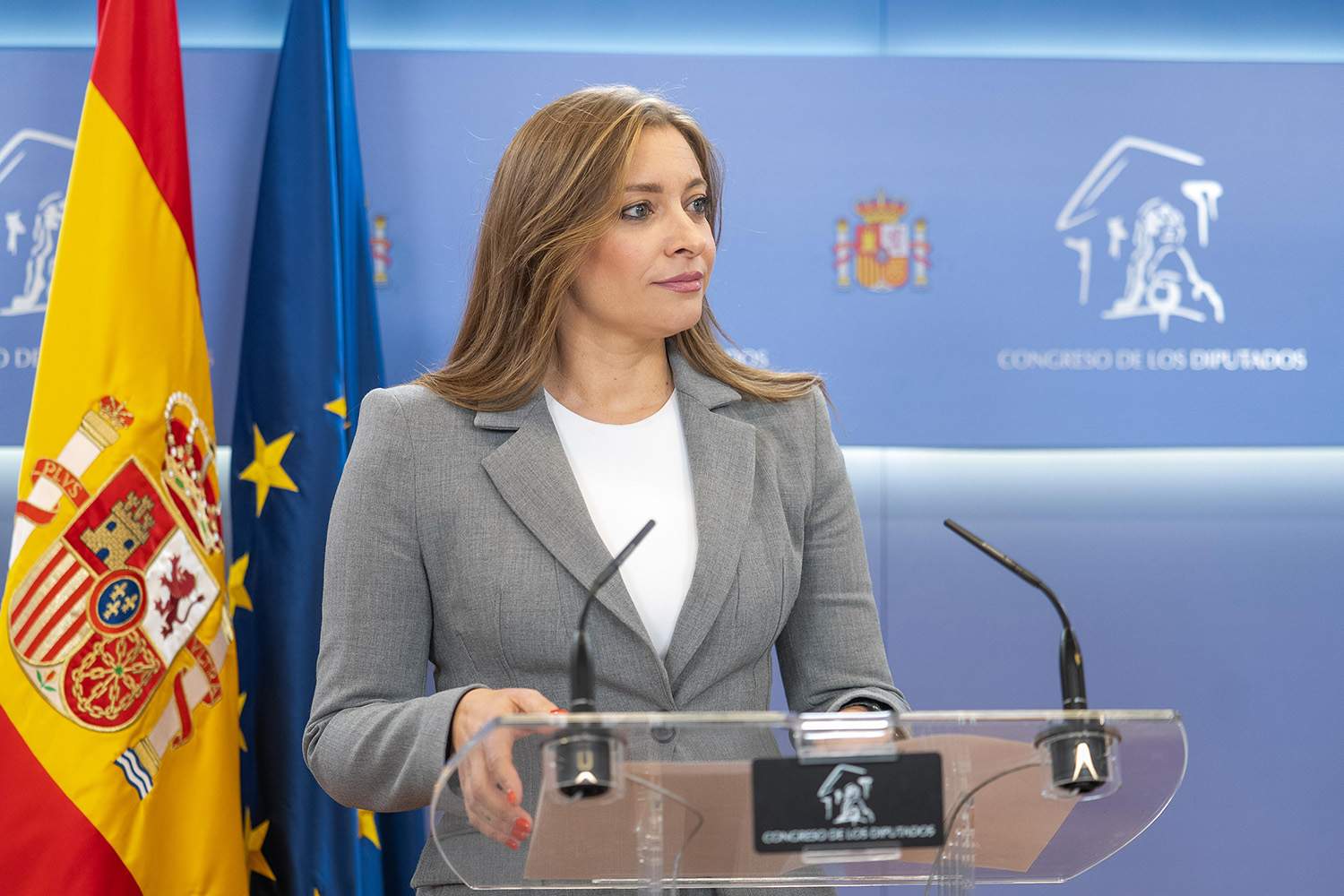 La portavoz del Grupo Popular en el Congreso, Ester Muñoz