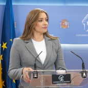 La portavoz del Grupo Popular en el Congreso, Ester Muñoz