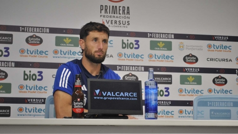 Borja Valle en rueda de prensa Borja Valle en rueda de prensa