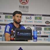 Borja Valle en rueda de prensa