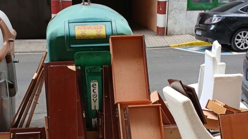 Recogida de enseres en Ponferrada 