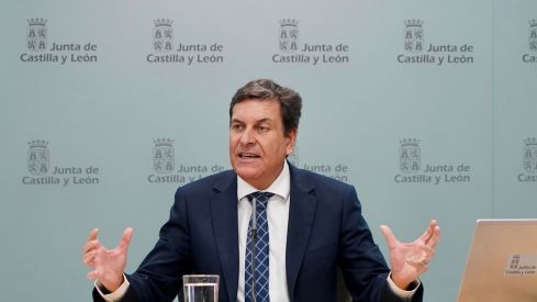 El consejero de Economía y Hacienda y portavoz, Carlos Fernández Carriedo