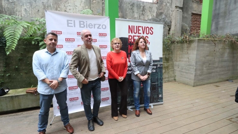 El sindicato CCOO celebra una asamblea provincial de delegados bajo el lema ''Nuevos retos, misma lucha'' con la participación del secretario general, Unai Sordo
