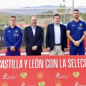 Juan Lázaro ICAL. El presidente de la Junta, Alfonso Fernández Mañueco, participa en el acto de presentación del patrocinio de 'Tierra de Sabor' a la Selección Española de Fútbol Juan Lázaro ICAL. El presidente de la Junta, Alfonso Fernández Mañueco, participa en el acto de presentación del patrocinio de 'Tierra de Sabor' a la Selección Española de Fútbol
